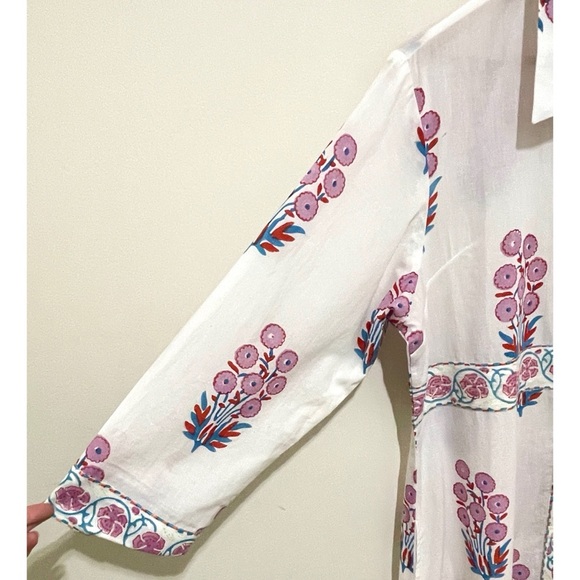 EUC Oliphant Marigot Shirt Dress Maxi Dress, Size XL - Picture 6 of 15